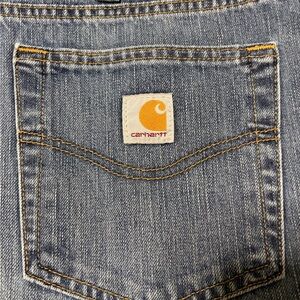 Carhartt Light Blue Denim Pocket Detail 40x34